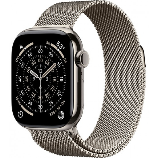 Часы Apple Watch Series 11 42mm Natural Titanium Case With Natural Milanese Loop