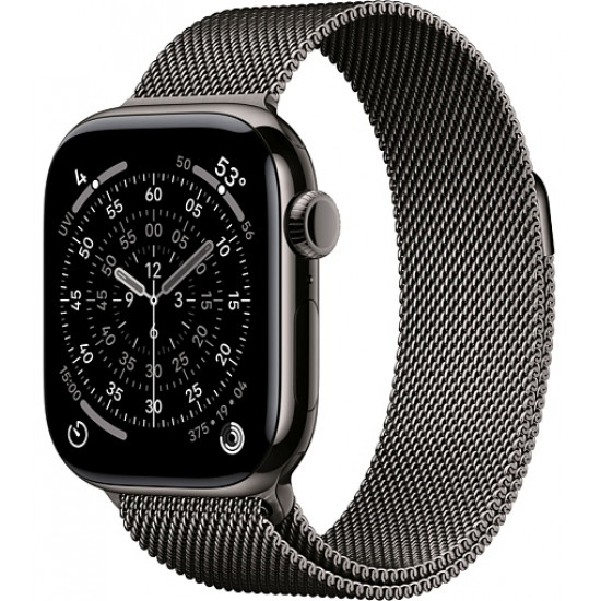 Часы Apple Watch Series 11 42mm Slate Titanium Case With Slate Milanese Loop