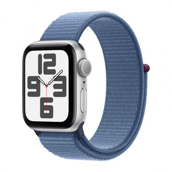 Часы Apple Watch Series SE 2023 40mm Silver Aluminium Case with Winter Blue Sport Loop