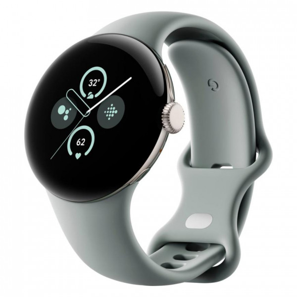 Google Pixel Watch 2, LTE, Champagne Gold With Hazel Band