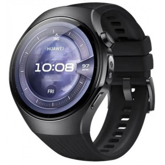 Huawei Watch 5, 46mm, LTE, Black Elastomer (RTS-AL00)