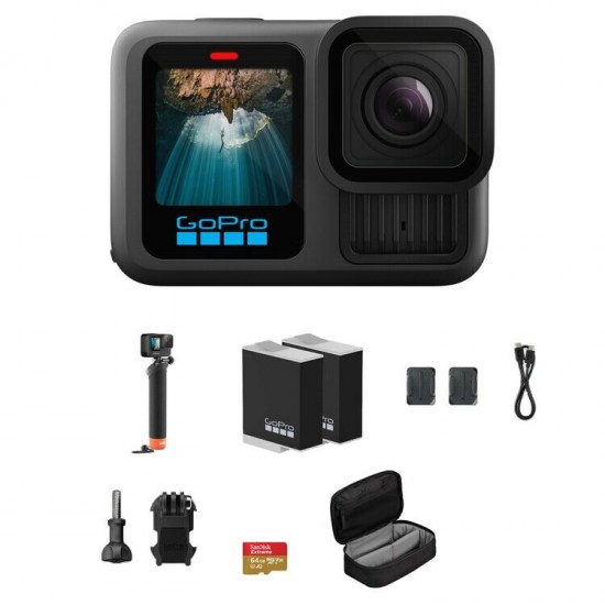 GoPro HERO13, Black Accessories Bundle