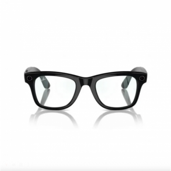 Умные очки Ray-Ban Wayfarer, Shiny Black Clear (150-50)